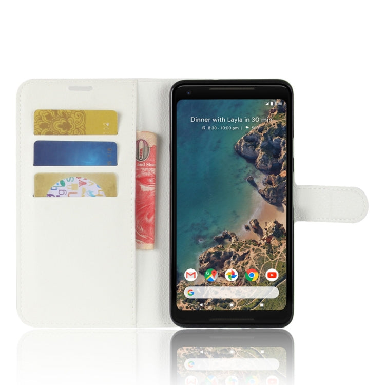 For Google Pixel 2 XL Litchi Texture Horizontal Flip Leather Case with Holder & Card Slots & Wallet