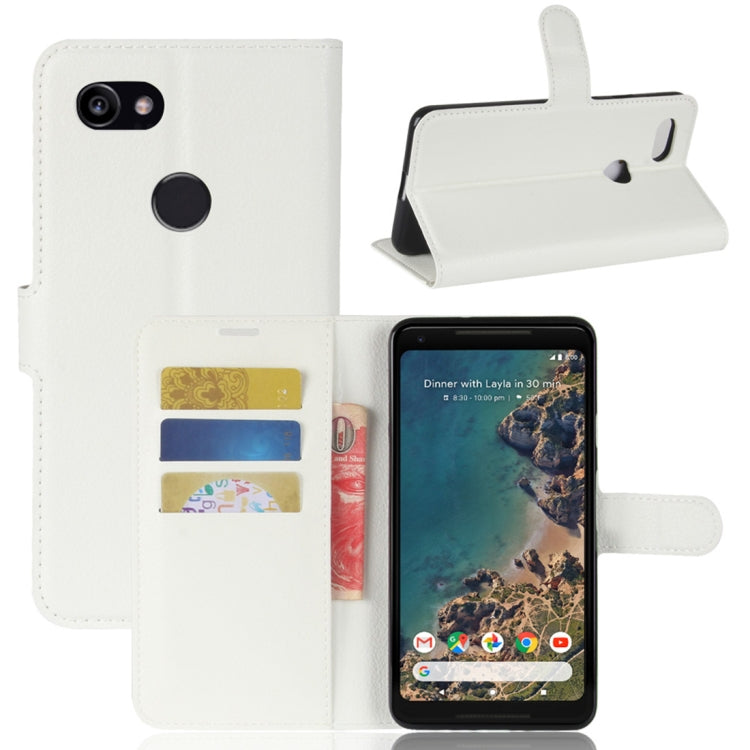 For Google Pixel 2 XL Litchi Texture Horizontal Flip Leather Case with Holder & Card Slots & Wallet