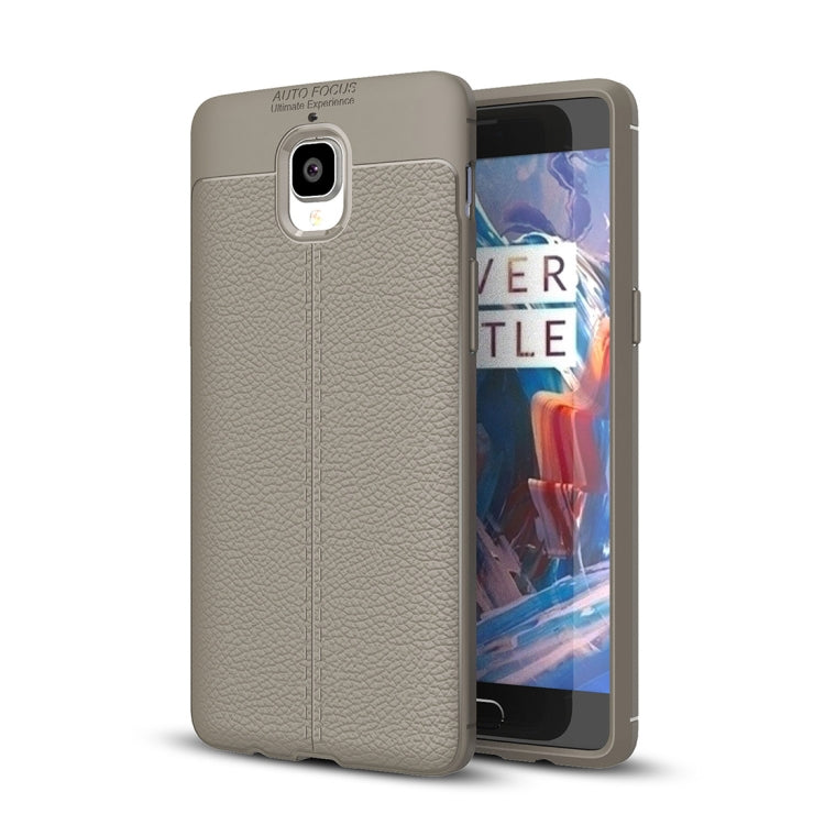 For OnePlus  3 / 3T Litchi Texture TPU Protective Case