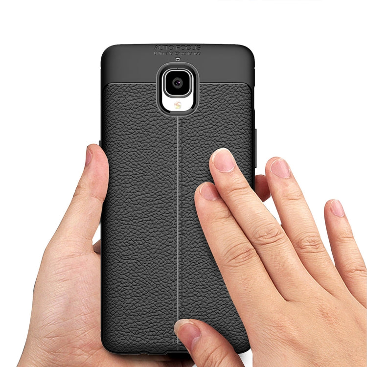 For OnePlus  3 / 3T Litchi Texture TPU Protective Case