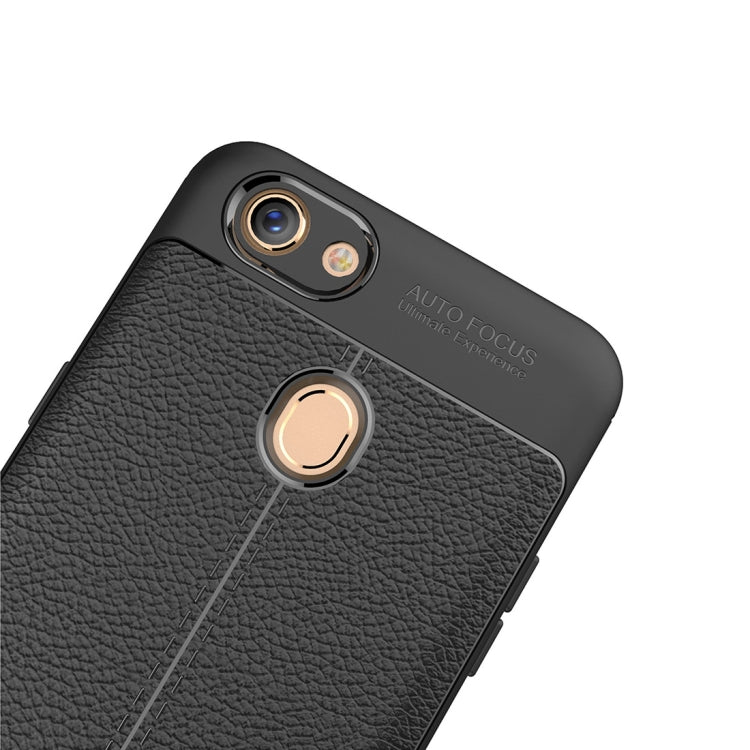 For OPPO  F5 Litchi Texture TPU Protective Case