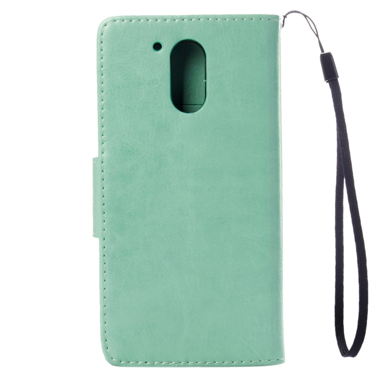 For Motorola Moto G (4rd gen) Plus Pressed Flowers Leather Case with Holder & Card Slots & Wallet