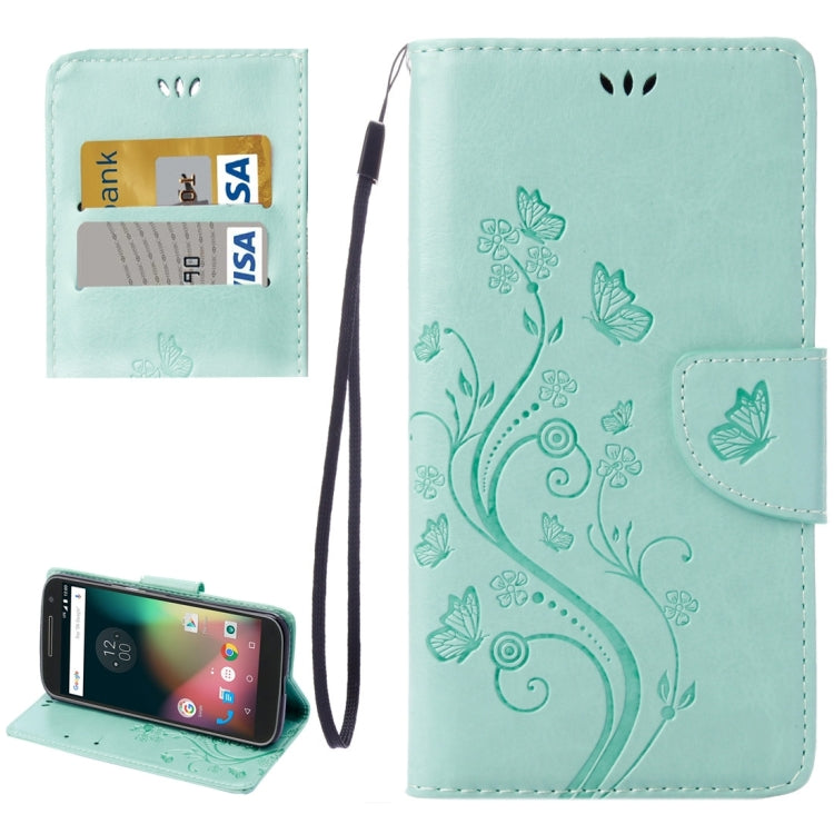 For Motorola Moto G (4rd gen) Plus Pressed Flowers Leather Case with Holder & Card Slots & Wallet