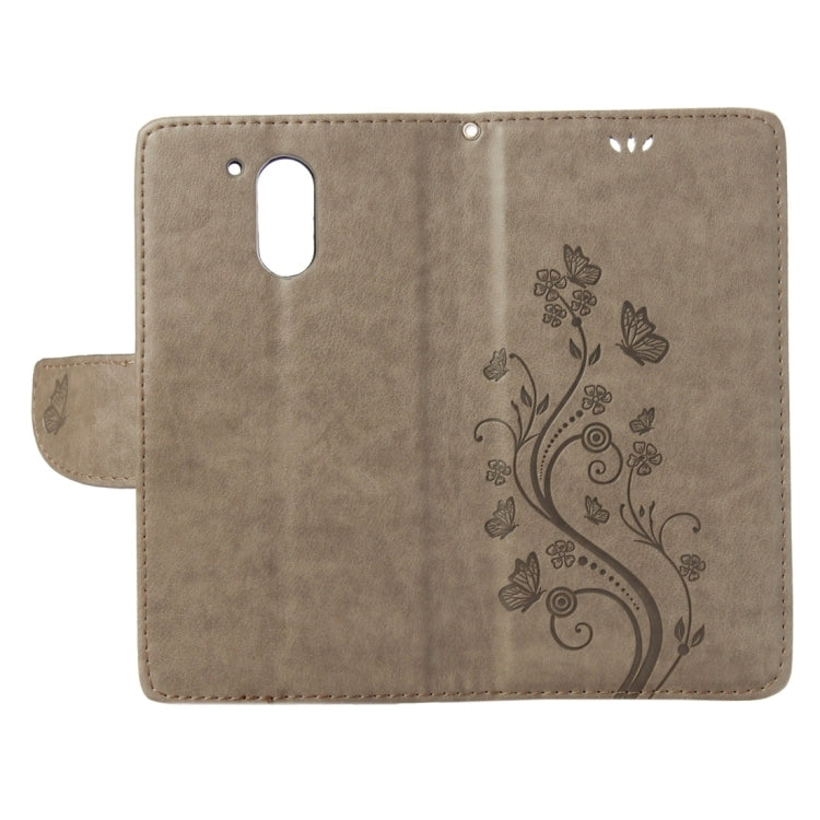 For Motorola Moto G (4rd gen) Plus Pressed Flowers Leather Case with Holder & Card Slots & Wallet