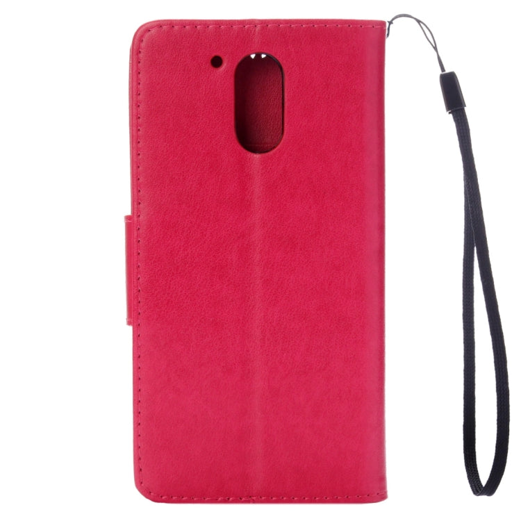 For Motorola Moto G (4rd gen) Plus Pressed Flowers Leather Case with Holder & Card Slots & Wallet