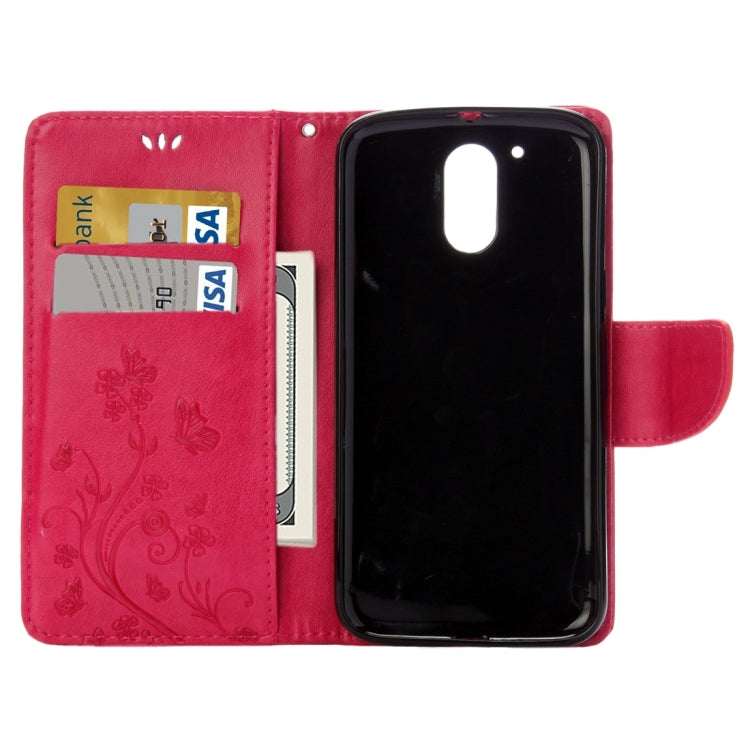 For Motorola Moto G (4rd gen) Plus Pressed Flowers Leather Case with Holder & Card Slots & Wallet