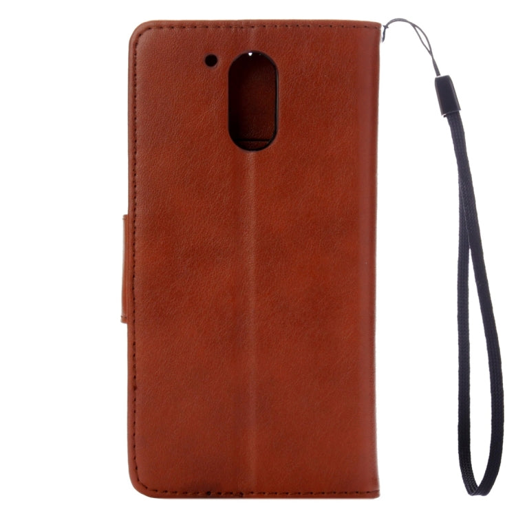 For Motorola Moto G (4rd gen) Plus Pressed Flowers Leather Case with Holder & Card Slots & Wallet