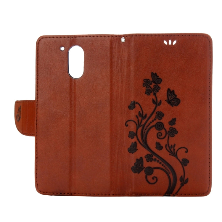 For Motorola Moto G (4rd gen) Plus Pressed Flowers Leather Case with Holder & Card Slots & Wallet