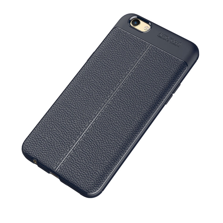 For OPPO  R9s Plus Litchi Texture TPU Protective Case