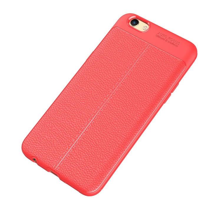 For OPPO  R9s Plus Litchi Texture TPU Protective Case