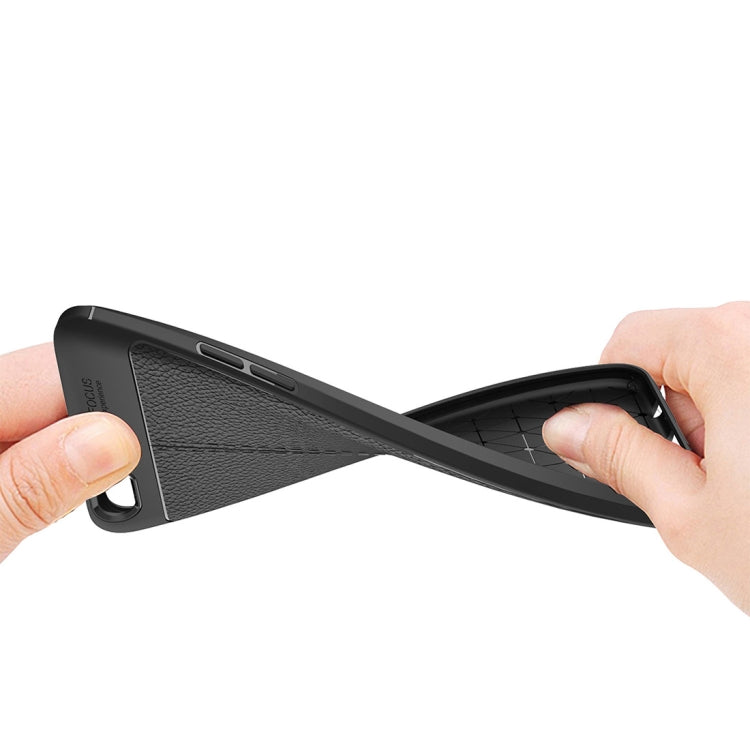 For OPPO  R9s Litchi Texture TPU Protective Case