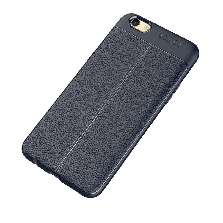 For OPPO  R9s Litchi Texture TPU Protective Case