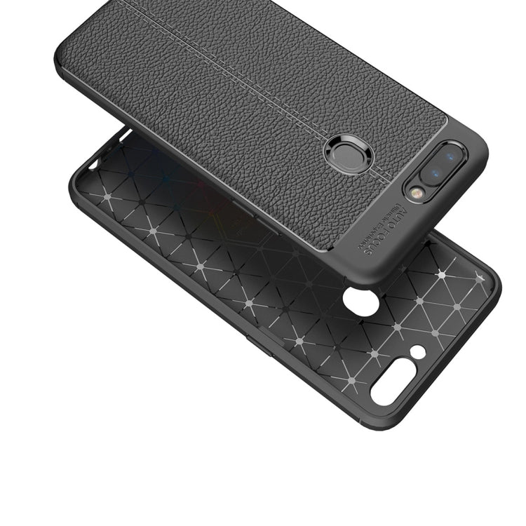For OPPO  R11s Litchi Texture TPU Protective Case