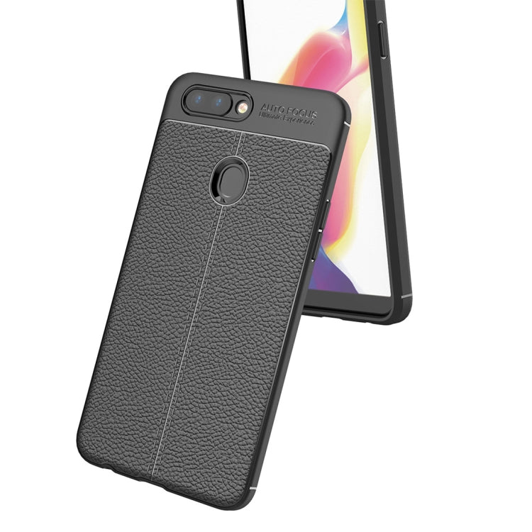 For OPPO  R11s Litchi Texture TPU Protective Case