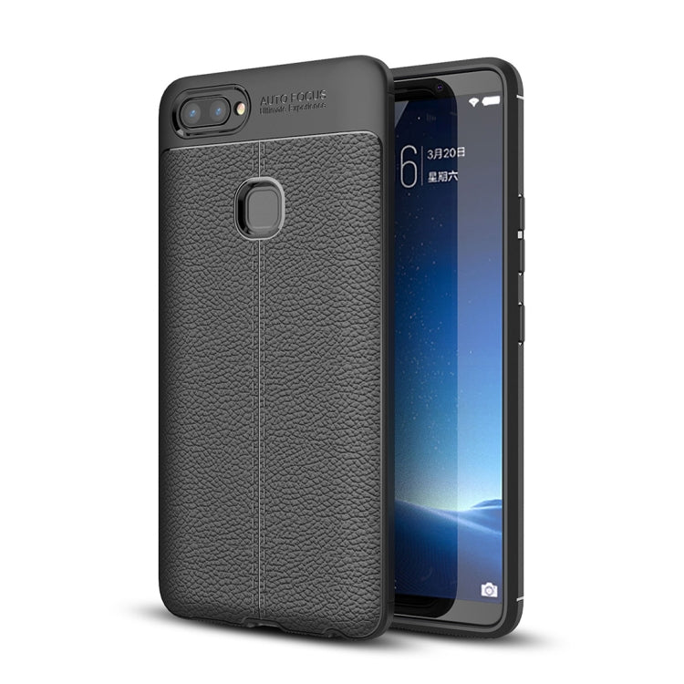 For Vivo  X20 Plus Litchi Texture TPU Protective Case