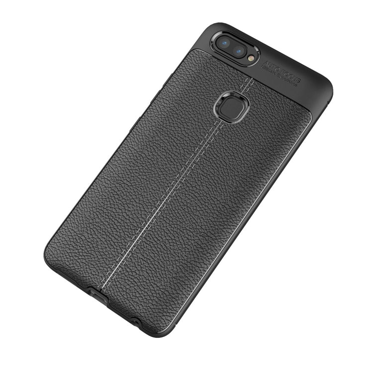 For Vivo  X20 Plus Litchi Texture TPU Protective Case