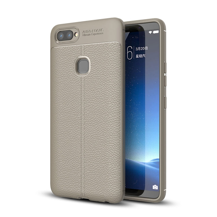 For Vivo  X20 Plus Litchi Texture TPU Protective Case