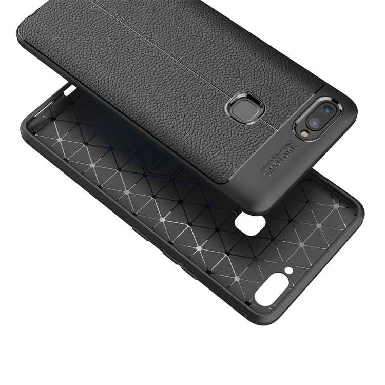 For Vivo  X20 Plus Litchi Texture TPU Protective Case