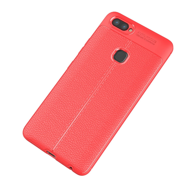 For Vivo  X20 Plus Litchi Texture TPU Protective Case