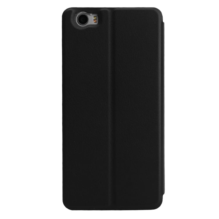 OCUBE for vernee Mars Pro Spring Texture Horizontal Flip Leather Case with Holder (Black)