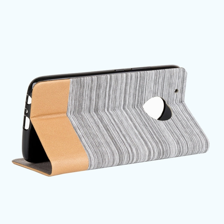 For Motorola Moto G Plus (5th Gen.) Denim Texture Horizontal Flip Leather Case with Holder & Card Slots & Wallet