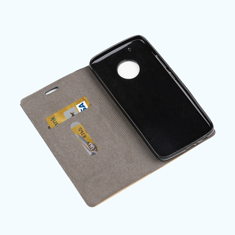 For Motorola Moto G Plus (5th Gen.) Denim Texture Horizontal Flip Leather Case with Holder & Card Slots & Wallet