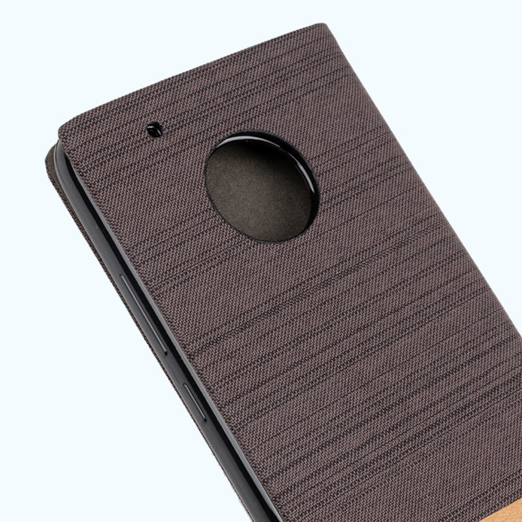 For Motorola Moto G Plus (5th Gen.) Denim Texture Horizontal Flip Leather Case with Holder & Card Slots & Wallet