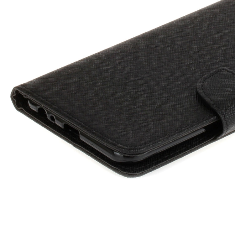 For LG X Cam Cross Texture Horizontal Flip Leather Case with Card Slots & Wallet & Holder