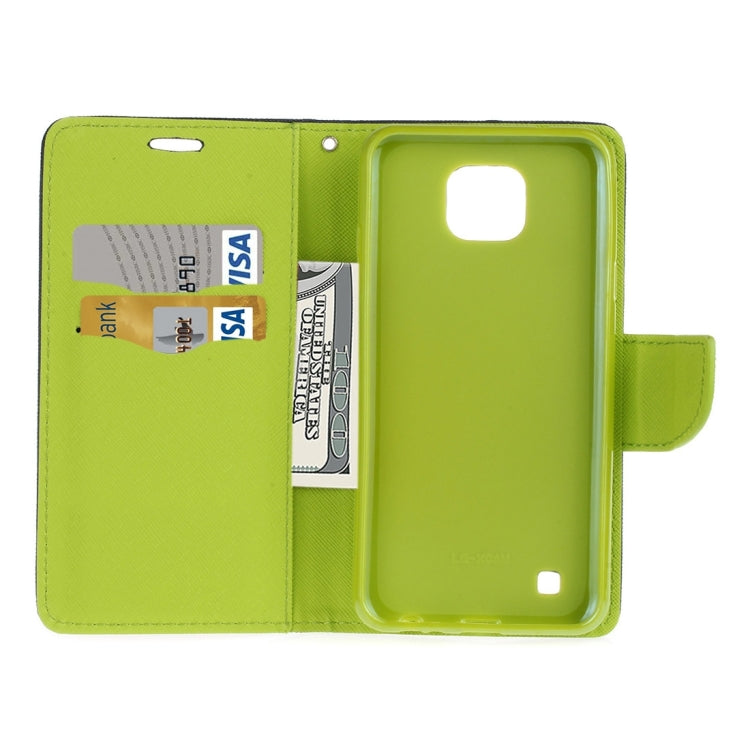 For LG X Cam Cross Texture Horizontal Flip Leather Case with Card Slots & Wallet & Holder