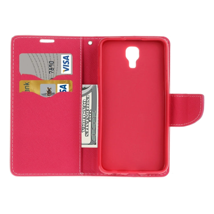 For LG X Screen Cross Texture Horizontal Flip Leather Case with Card Slots & Wallet & Holder