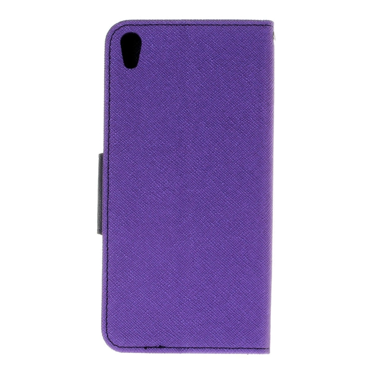 For Sony Xperia X Cross Texture Horizontal Flip Leather Case with Holder & Card Slots & Wallet