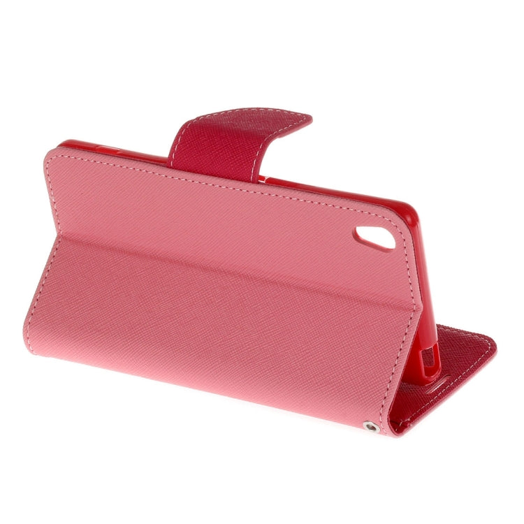 For Sony Xperia XA Cross Texture Horizontal Flip Leather Case with Holder & Card Slots & Wallet