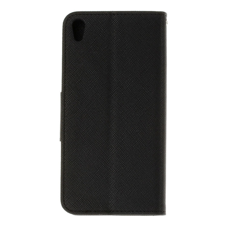 For Sony Xperia X Performance Cross Texture Horizontal Flip Leather Case with Holder & Card Slots & Wallet