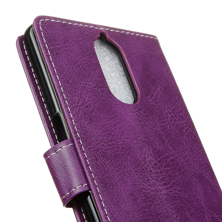 For Doogee Shoot 1 Retro Crazy Horse Texture Horizontal Flip Leather Case with Holder & Card Slots & Wallet & Photo Frame