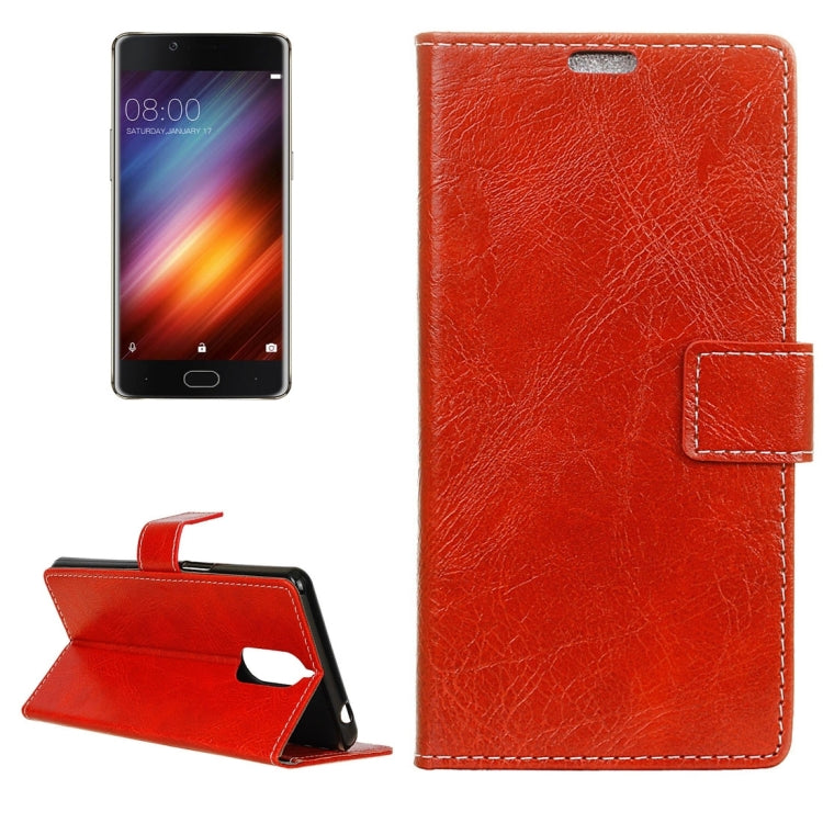 For Doogee Shoot 1 Retro Crazy Horse Texture Horizontal Flip Leather Case with Holder & Card Slots & Wallet & Photo Frame