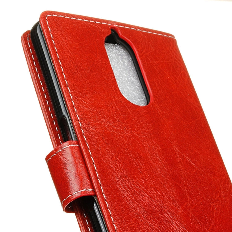 For Doogee Shoot 1 Retro Crazy Horse Texture Horizontal Flip Leather Case with Holder & Card Slots & Wallet & Photo Frame