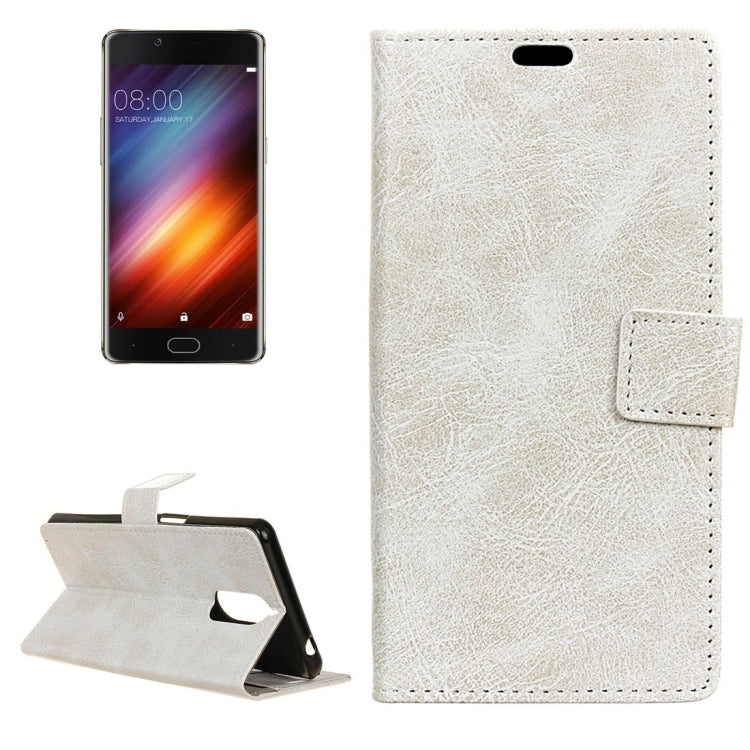 For Doogee Shoot 1 Retro Crazy Horse Texture Horizontal Flip Leather Case with Holder & Card Slots & Wallet & Photo Frame
