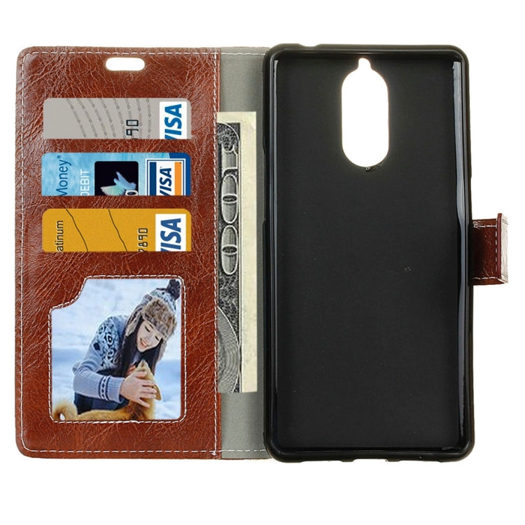 For Doogee Shoot 1 Retro Crazy Horse Texture Horizontal Flip Leather Case with Holder & Card Slots & Wallet & Photo Frame