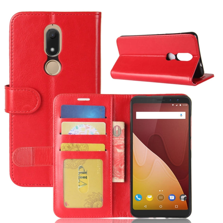 Crazy Horse Texture Horizontal Flip Leather Case for Wiko View Prime, with Holder & Card Slots & Wallet