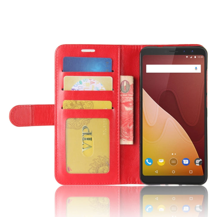 Crazy Horse Texture Horizontal Flip Leather Case for Wiko View Prime, with Holder & Card Slots & Wallet