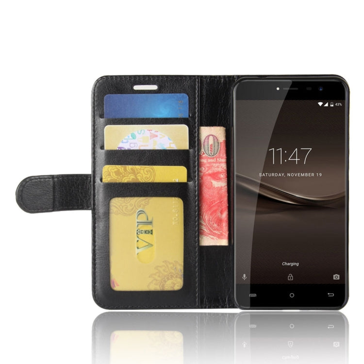 For CUBOT  Note Plus Crazy Horse Texture Horizontal Flip Leather Case with Holder & Card Slots & Wallet