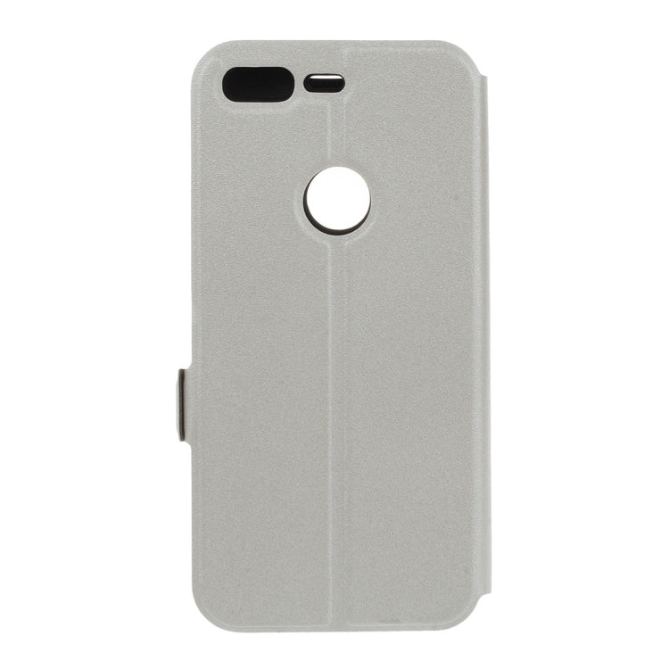 For Google Pixel Horizontal Flip Leather Case with Call Display ID & Holder