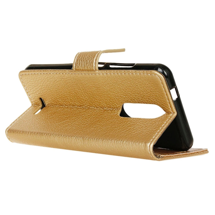 For Wiko Upluse lite 5.0 inch Litchi Texture Horizontal Flip Leather Case with Holder & Card Slots & Wallet