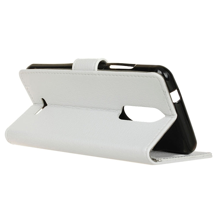 For Wiko Upluse Litchi Texture Horizontal Flip Leather Case with Holder & Card Slots & Wallet