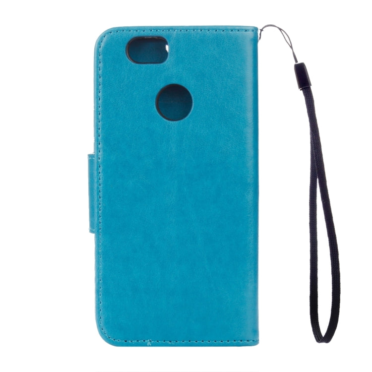 For Huawei nova Butterflies LOVE for  Flowers Embossing Horizontal Flip Leather Case with Holder & Card Slots & Wallet & Lanyard