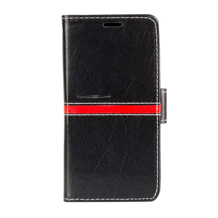 For BQ Aquaris U Plus Retro Crazy Horse Texture Horizontal Flip Leather Case with Holder & Card Slots & Wallet