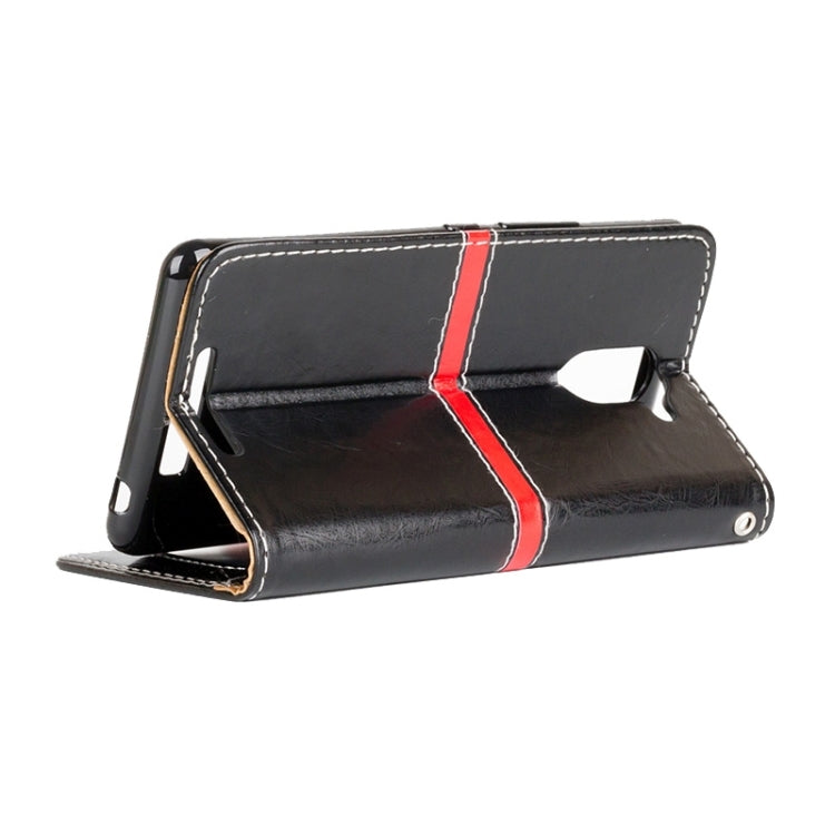For BQ Aquaris U Plus Retro Crazy Horse Texture Horizontal Flip Leather Case with Holder & Card Slots & Wallet