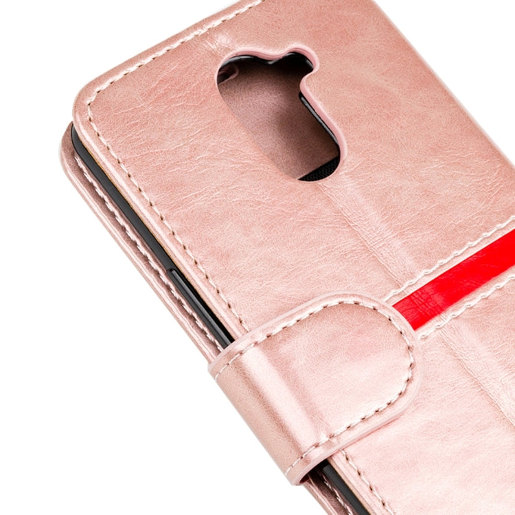 For BQ Aquaris U Plus Retro Crazy Horse Texture Horizontal Flip Leather Case with Holder & Card Slots & Wallet