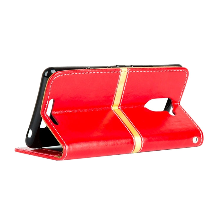 For BQ Aquaris U Plus Retro Crazy Horse Texture Horizontal Flip Leather Case with Holder & Card Slots & Wallet