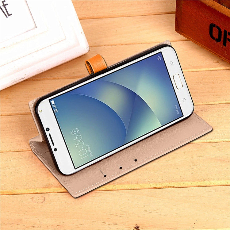 For Asus Zenfone 4 Max Pro ZC554KL Business Style Leather Case with Holder & Card Slots & Wallet